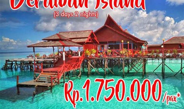Nikmati Liburan Impian dengan Paket Wisata Derawan All Inclusive