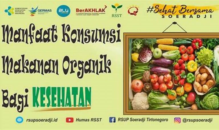 5 Alasan Kuat Konsumsi Makanan Organik untuk Kesehatan Prima