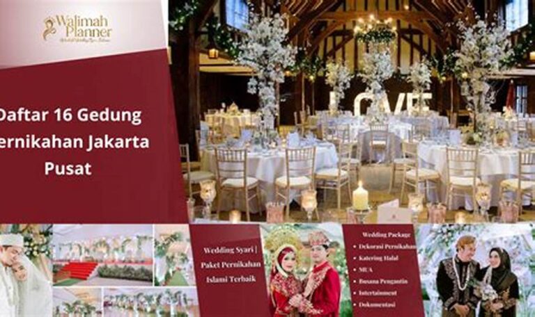 Daftar Tempat Kursus Wedding Planner Terbaik dan Terjangkau
