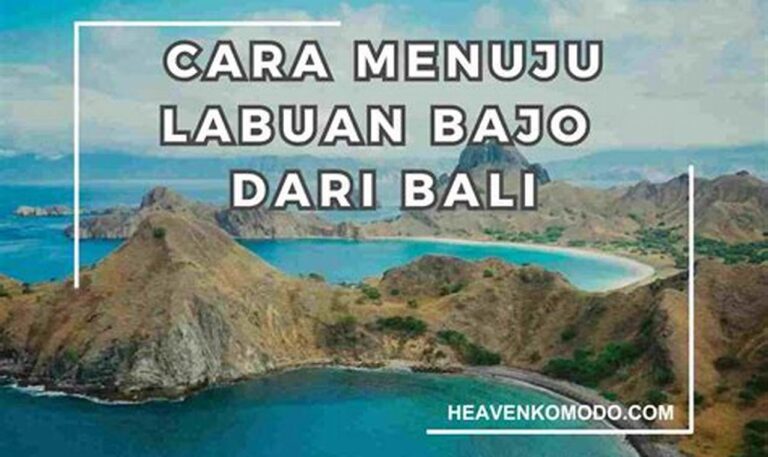 Pesan Tiket Pesawat ke Labuan Bajo dari Denpasar Sekarang!