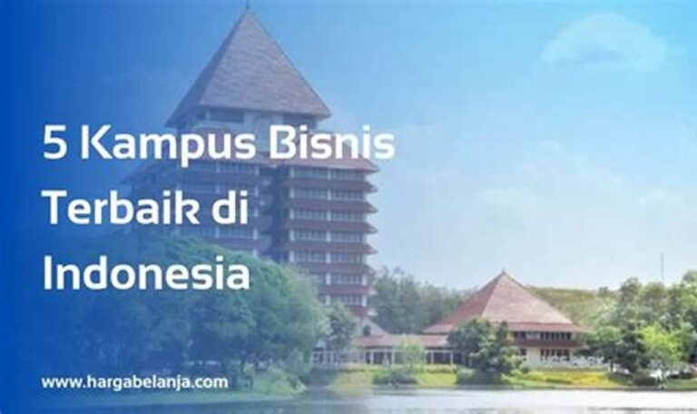 Inilah Kampus Terbaik untuk Studi Bisnis di Indonesia, Raih Karier Cemerlang!
