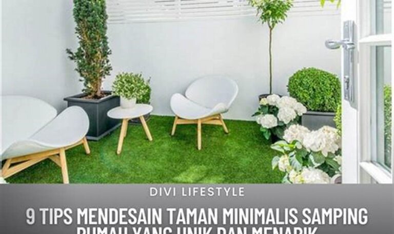 Tips Hemat Desain Taman Minimalis, Rumah Jadi Makin Estetik!