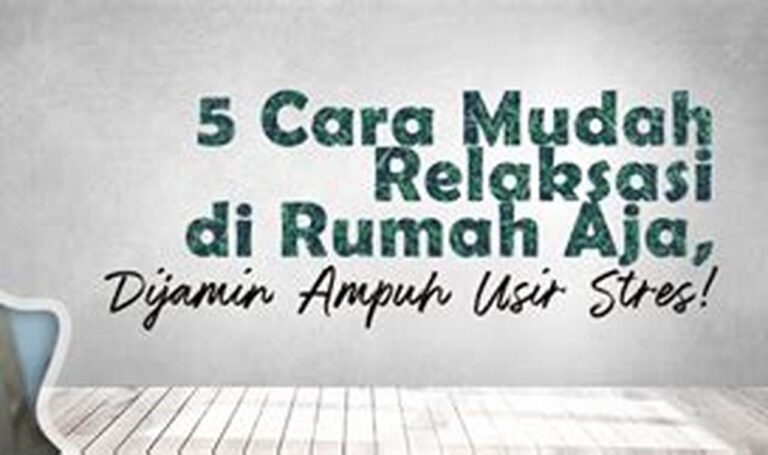 Cara Mudah Membuat Area Relaksasi di Rumah, Nikmati Privasi dan Ketenangan