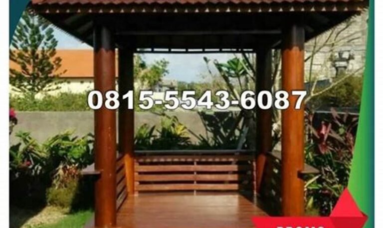 Biaya Bangun Gazebo Kecil: Panduan Lengkap untuk Anggaran Anda