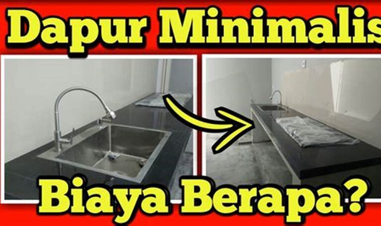 Hemat Biaya dengan Panduan Pembuatan Dapur Kecil