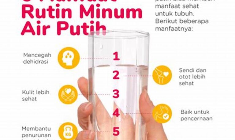5 Rahasia Sehat dari Segelas Air Putih