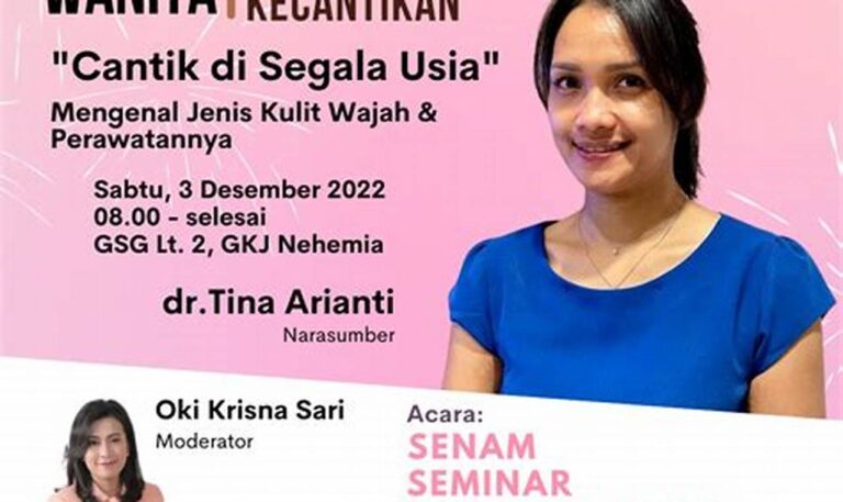 Raih Tubuh Sehat dan Cantik dengan Menghadiri Seminar Ini!