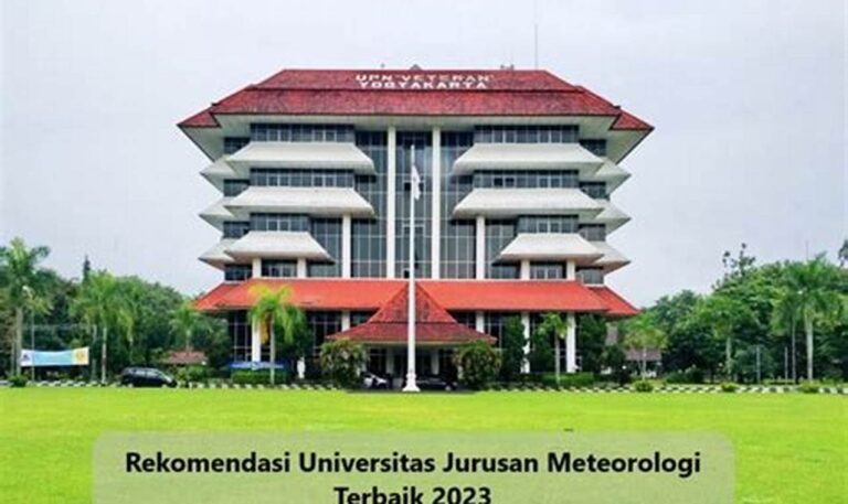 Kampus Incaran Jurusan Meteorologi, Raih Karir Cemerlang!