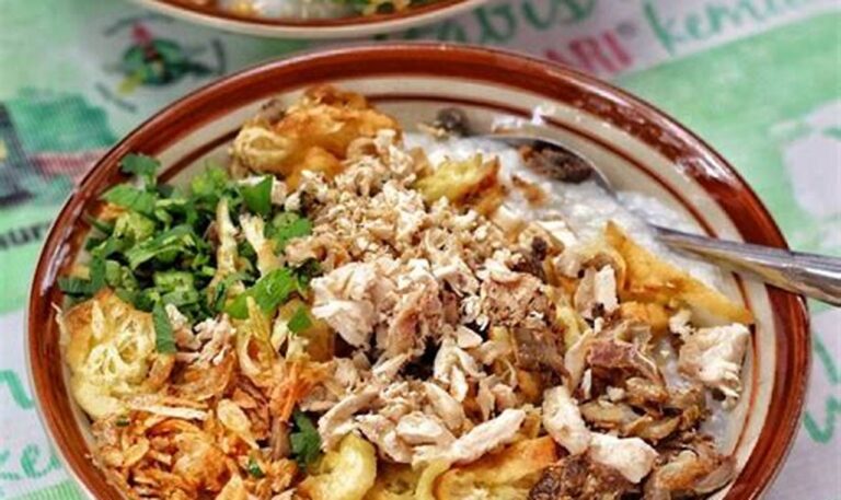 Bubur Ayam Bandung Terlezat yang Bikin Nagih!