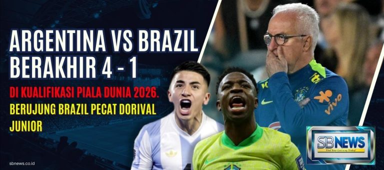 Argentina VS Brazil 4-1, Berujung Brazil Pecat Dorival Junior