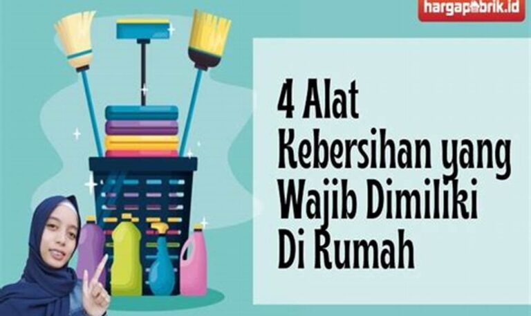 Rahasia Merawat Alat Kebersihan Logam agar Kinclong dan Awet