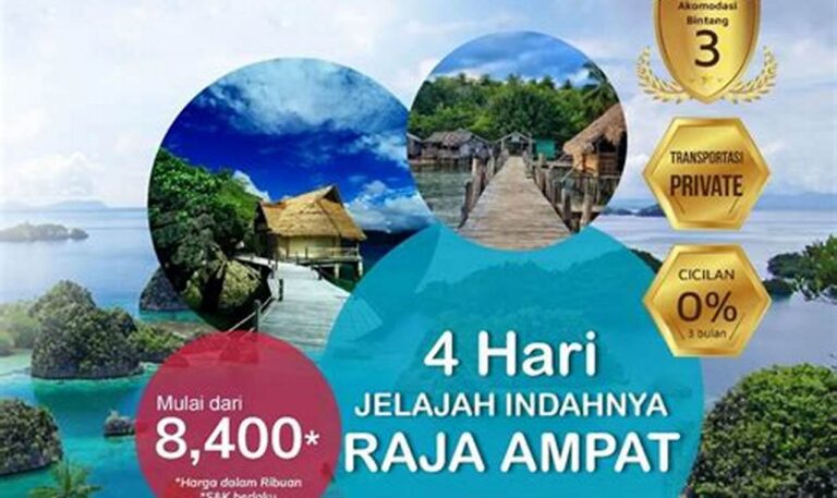 Paket Hemat Liburan Raja Ampat: Surga Bahari dengan Harga Terjangkau