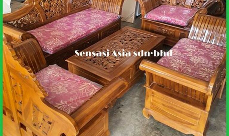 Cari Tahu Biaya Furnitur Kayu Jati Impian Anda