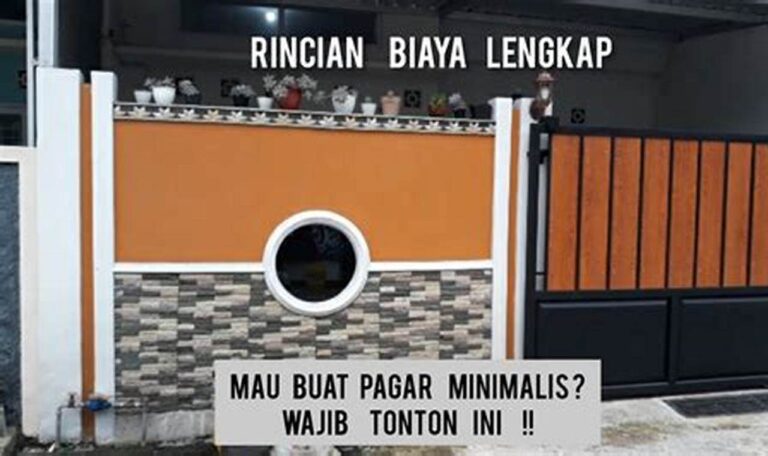 Bongkar Rahasia Hemat Biaya Pemasangan Pagar Rumah!
