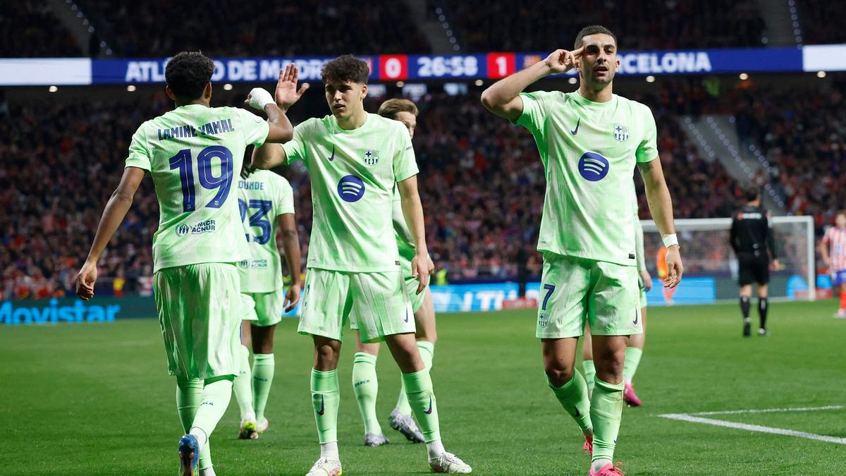 Gol Tunggal Ferran Torres ke Gawang Atletico Antar Barcelona Hadapi Madrid di Final Copa del Rey 2024/2025 1 barcelona vs atletico de madrid