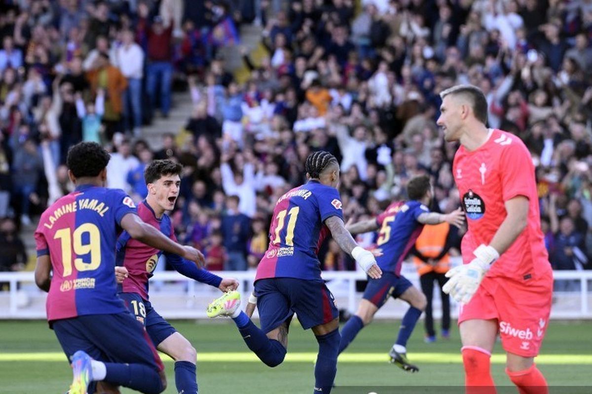 Magis Raphinha di Balik Kemenangan Dramatis Barcelona Atas Celta Vigo 1 barcelona vs celta vigo