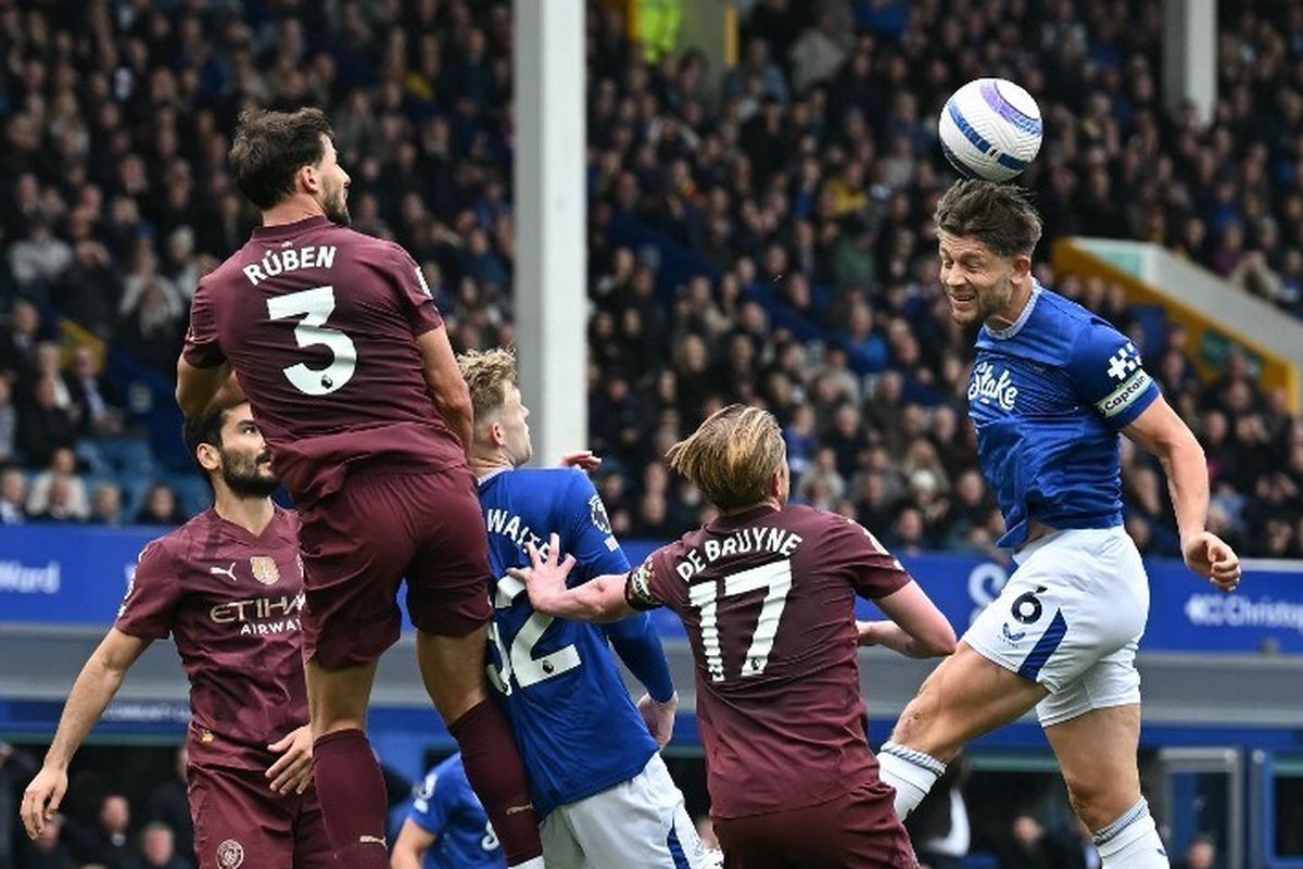 Manchester City Petik Poin Penuh di Goodison Park, Taklukkan Everton 2-0 1 man city vs everton