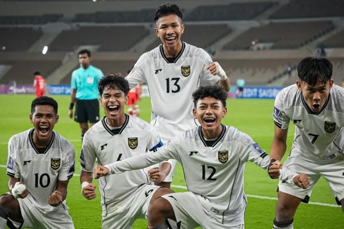Timnas U-17 Indonesia Akhiri Fase Grup Piala Asia U-17 2025 dengan Manis, Tekuk Afghanistan 2-0 1 timnas u-17 Indonesia vs afghanistan