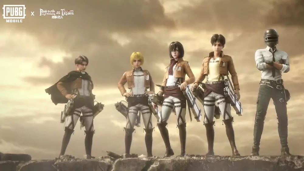 HEBOH! Collab PUBG MOBILE X Attack on Titan! 2 PUBG MOBILE X Attack on Titan