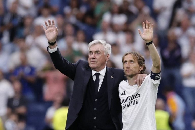ancelotti dan modric