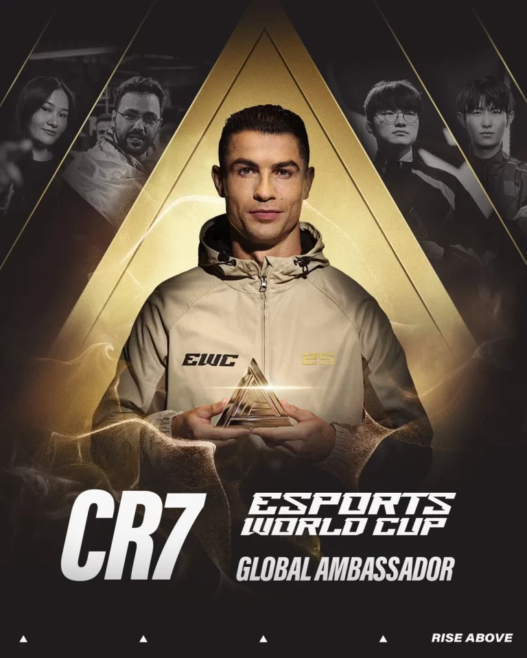 Cristiano Ronaldo Resmi Ditunjuk sebagai Global Ambassador Esports World Cup 2025